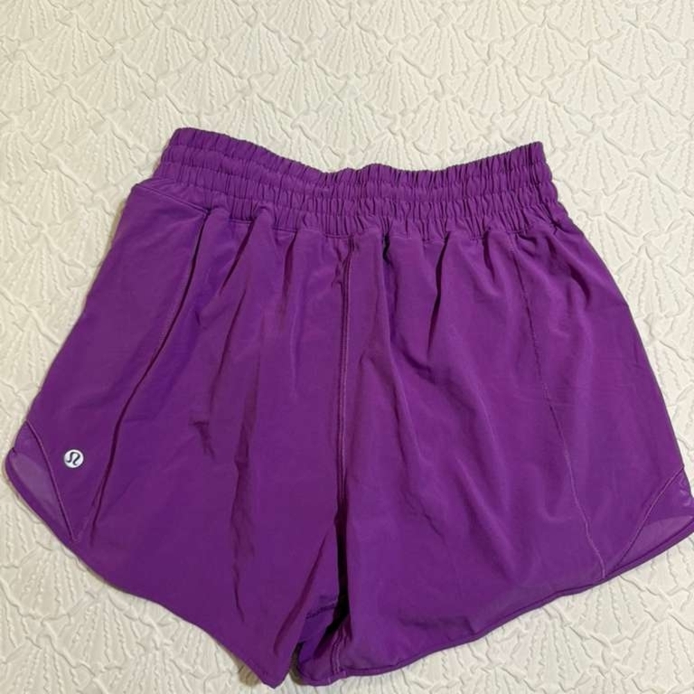 lululemon athletica Vibrant Purple Athletic Shorts - Picture 2 of 3